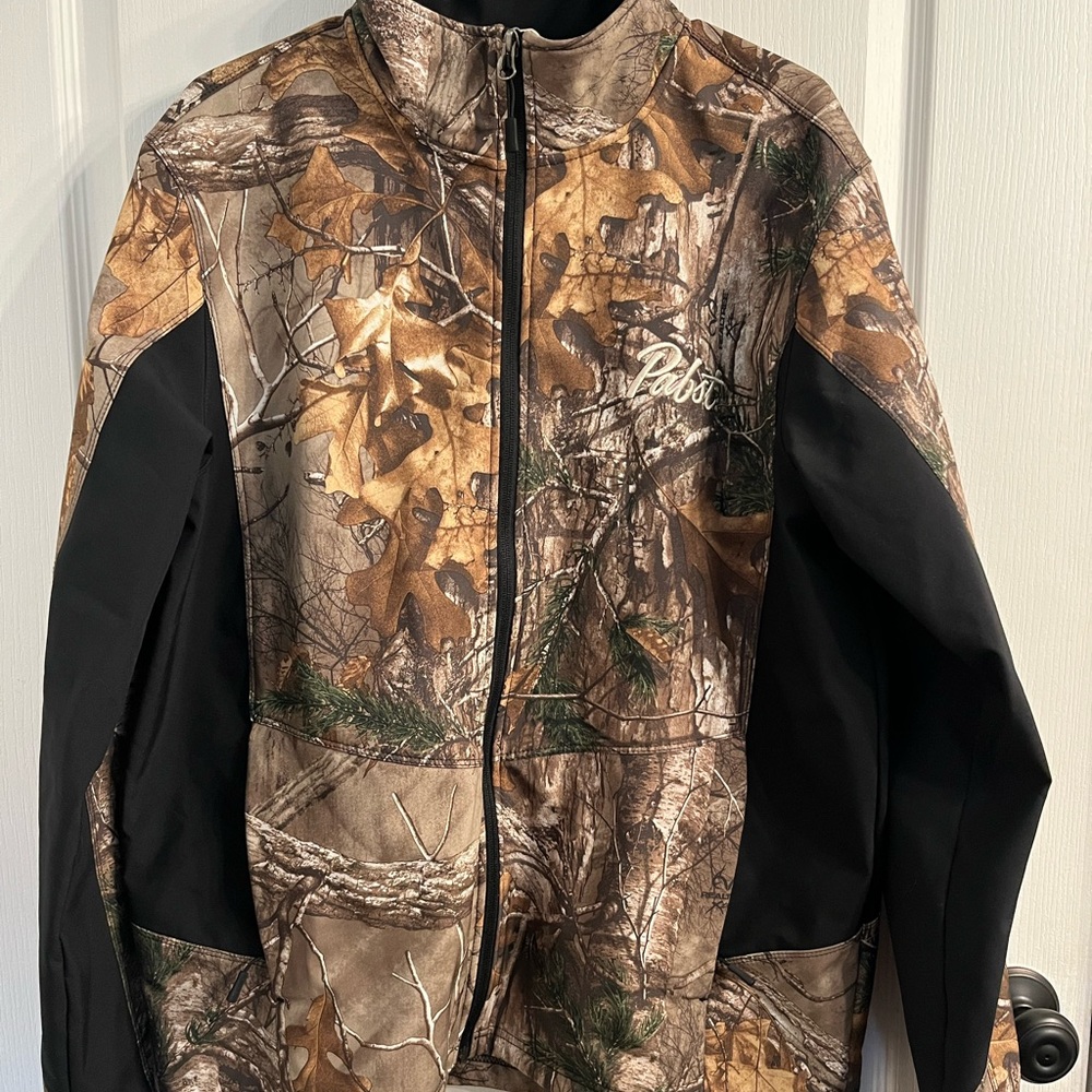 Pabst Sponsored Brown and Black Performance Jacket